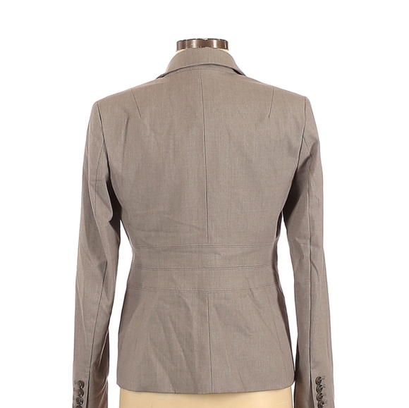 Jones of New York blazer jacket stretch grey size 2 work office professional - Picture 4 of 4